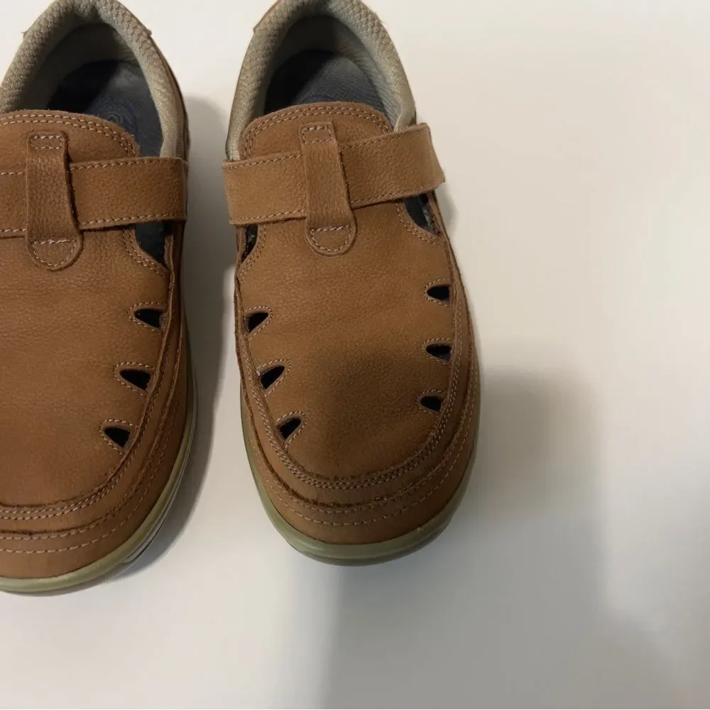 Orthofeet Serene Women's Tan Leather Comfort Orthotic‎ Slip On Shoes Size 7 M